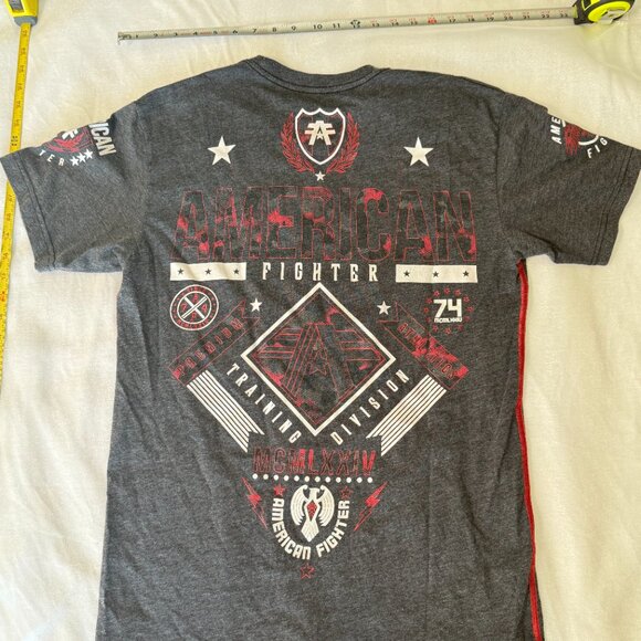 American Fighter Training Division Eagle Mens T-shirt - Picture 2 of 8